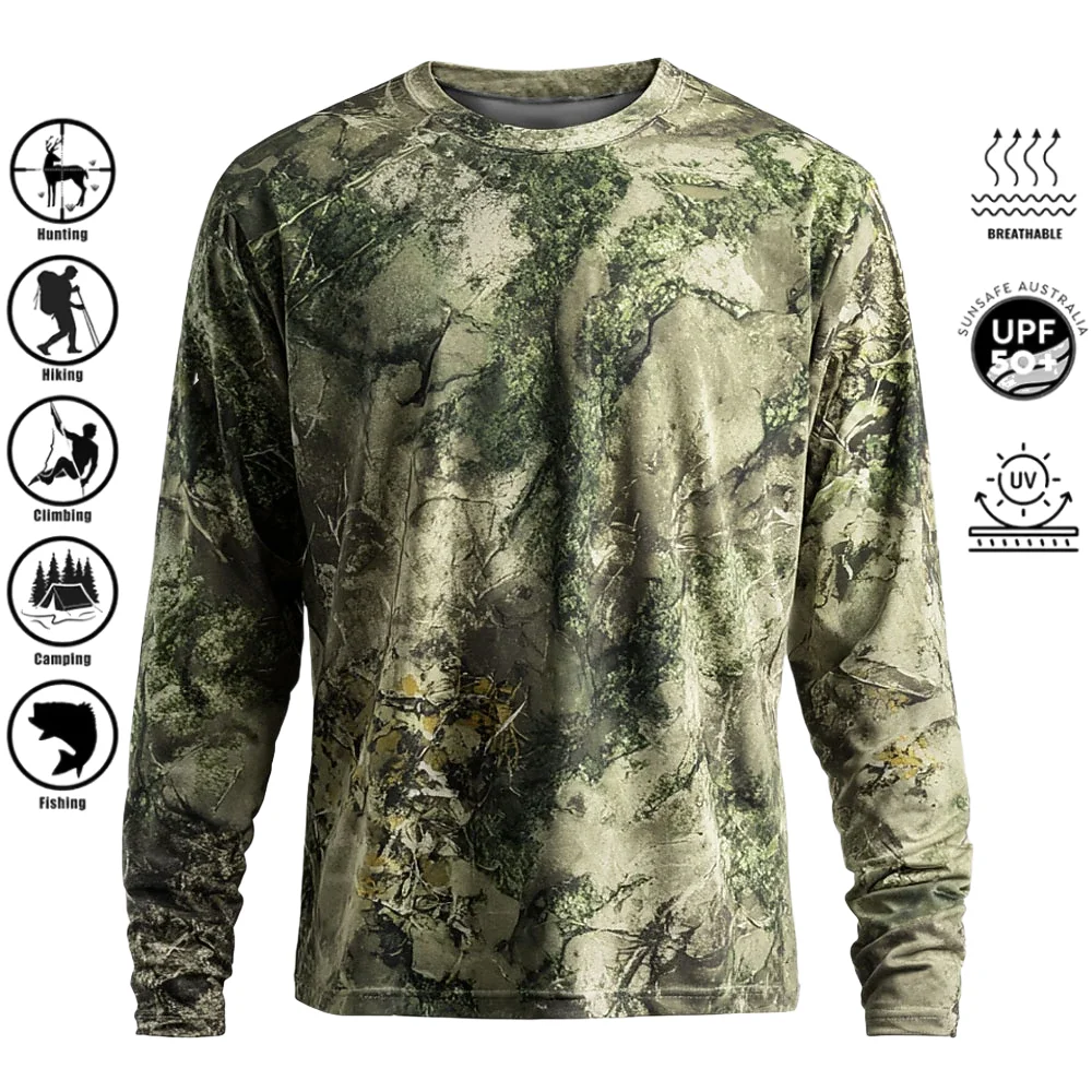 Hiking - Camiseta de manga comprida para homem,