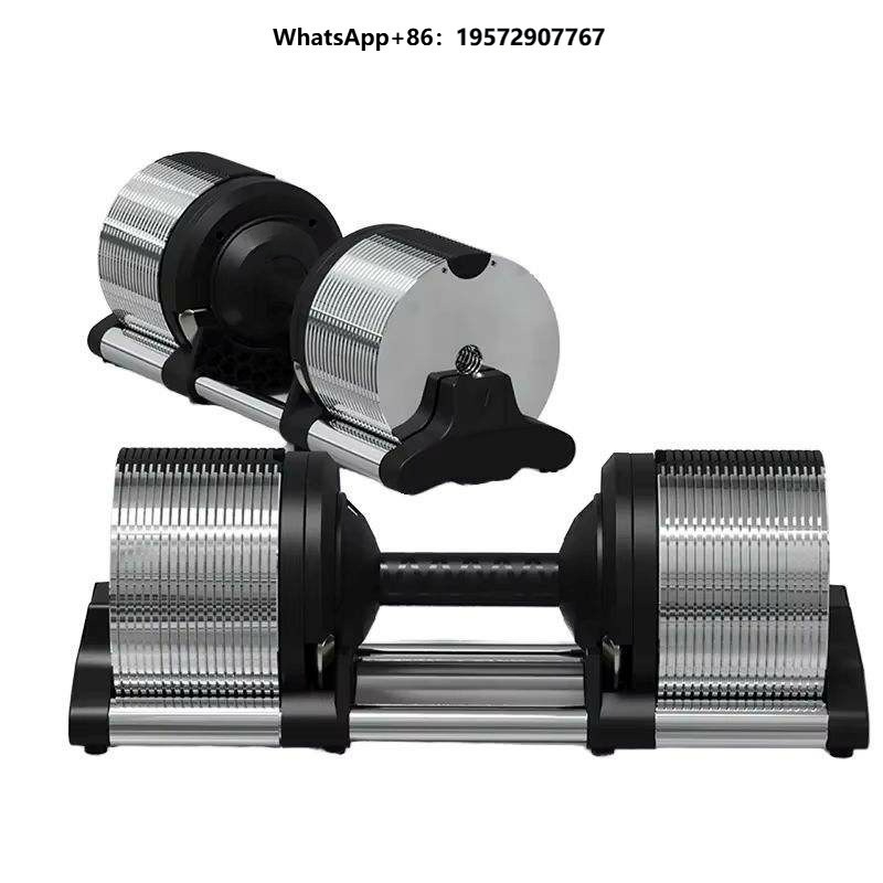 Adjustable Dumbbell Pair 40Kg - Conjunto de Halteres Ajustáveis Hexagonais de