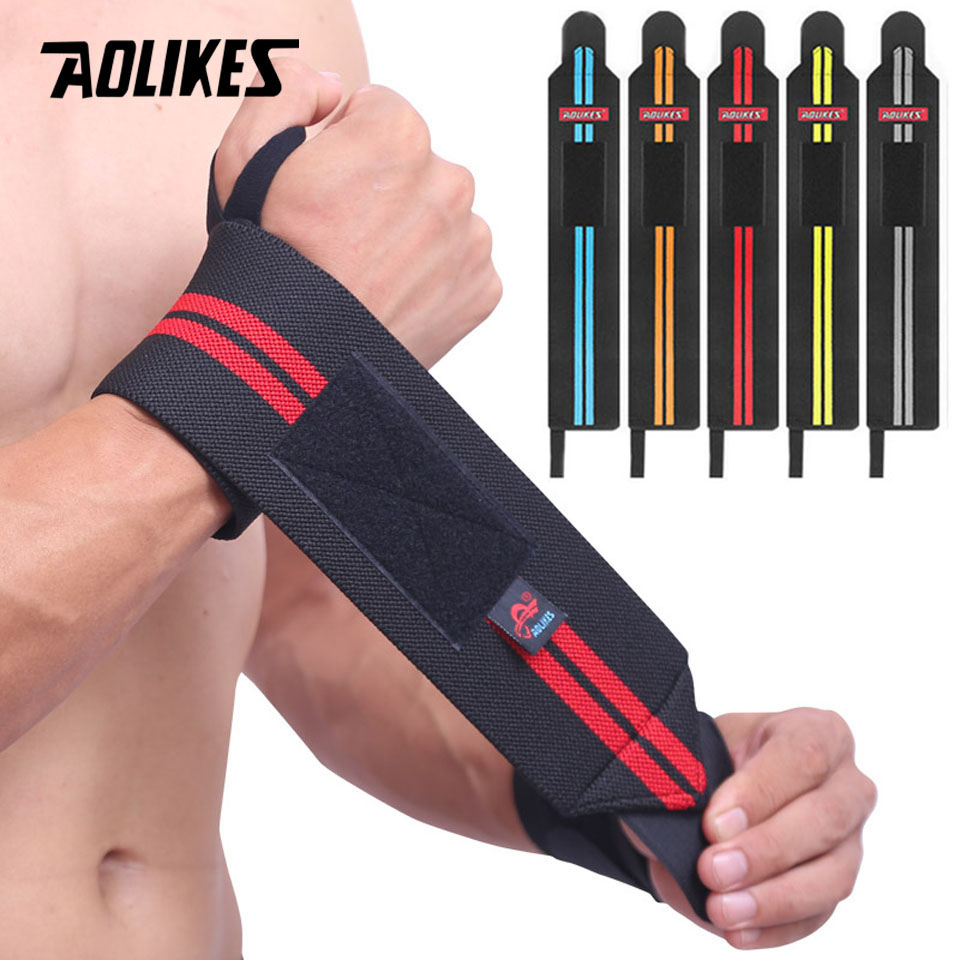 Aolikes 1 par pulseira suporte - Wrist Wraps Weightlifting Support avaliação e preço
