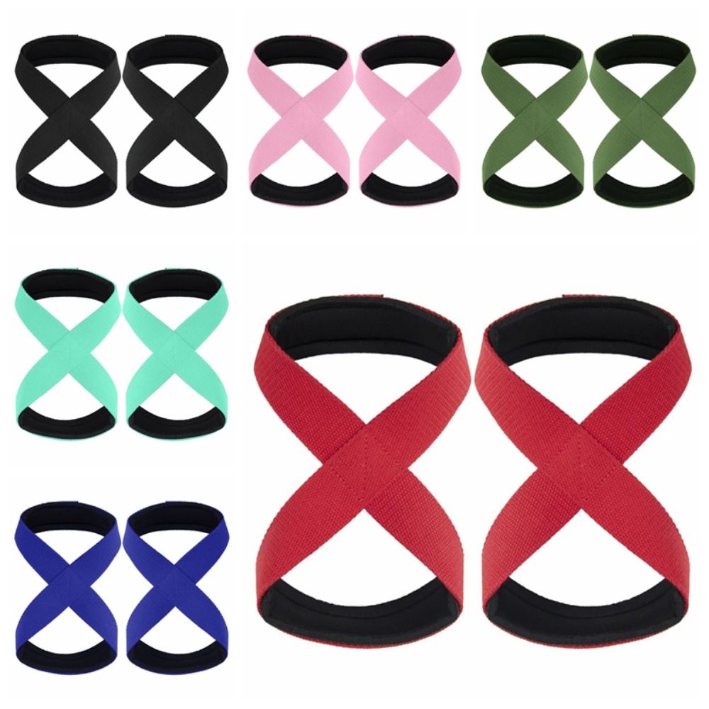 1 Par de Novos Cintos de Polié - Wrist Wraps Weightlifting Support avaliação e preço
