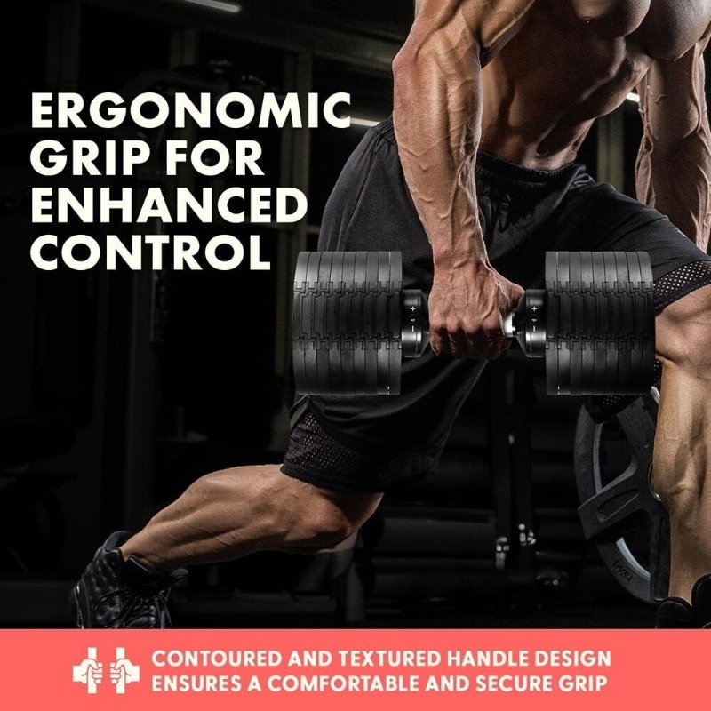 Equipamento de Fitness Grande, - Adjustable Dumbbell Pair 40Kg avaliação e preço
