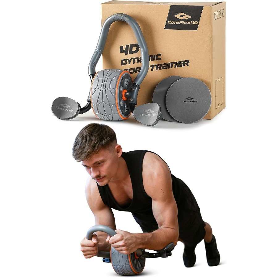 Roda de Exercícios Abdominais  - Ab Roller Wheel With Elbow Support avaliação e preço