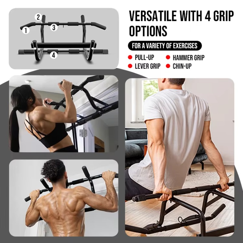 Barra de Exercício Profissiona - Door Pull Up Bar No Screw avaliação e preço