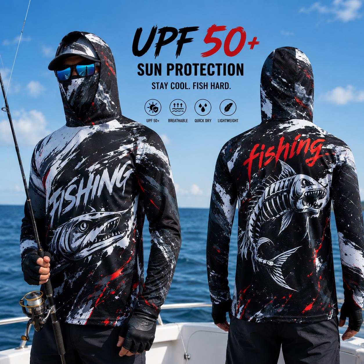 Camiseta de Pesca Masculina de - Fishing avaliação e preço